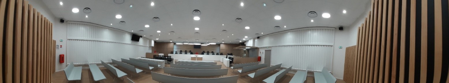 Salle d'audience de la cour d'assises de Nouméa