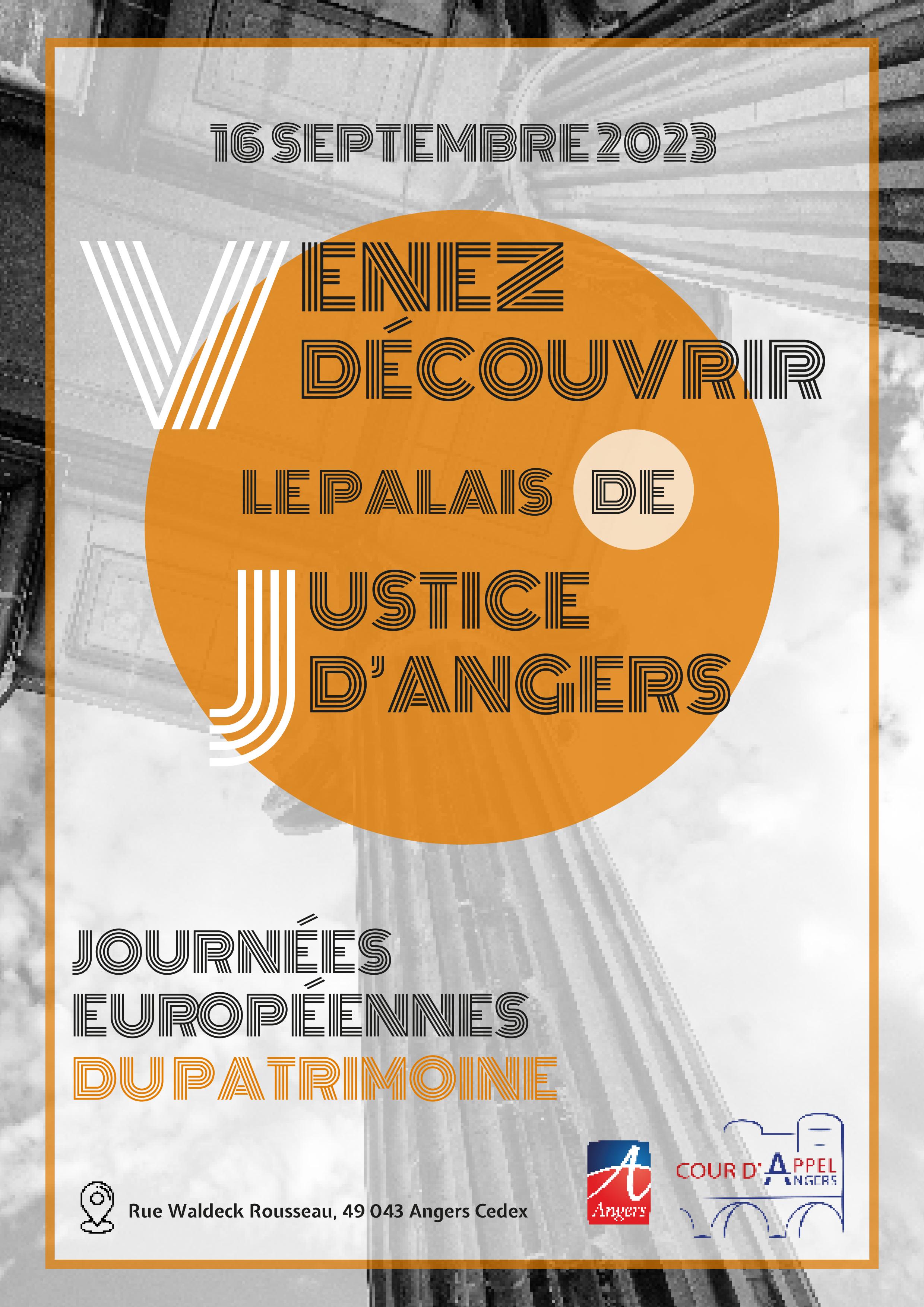 Affiche JEP 2023 - CA ANGERS