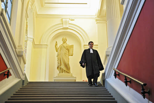 Palais de justice d'Amiens le 6 janvier 2011
