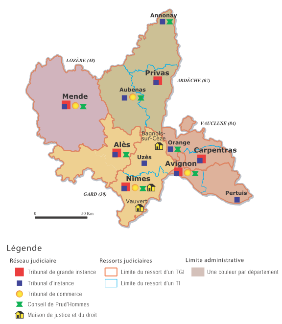 Carte du ressort