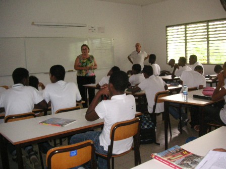 Rencontre du procureur général avec des collègiens