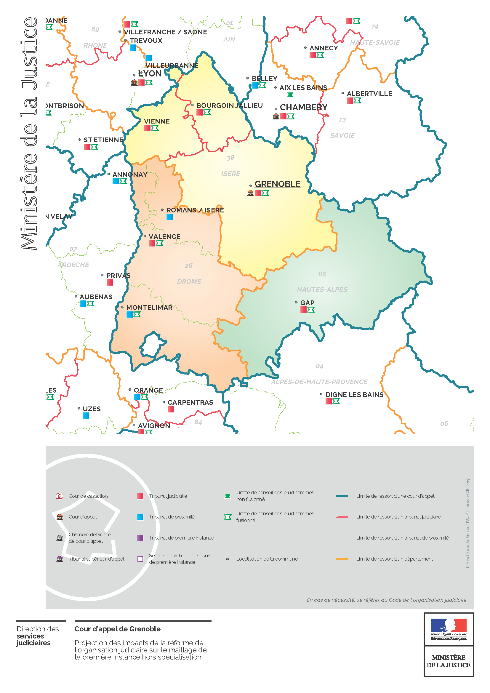 carte du ressort