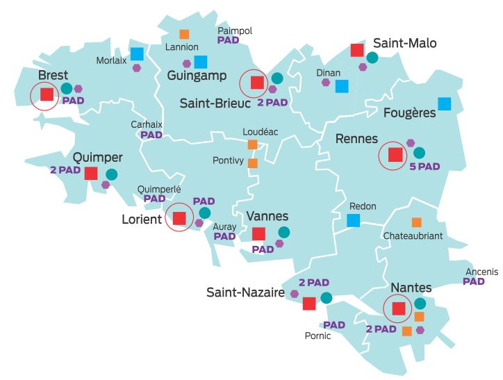 Carte judiciaire au 1er janvier 2020