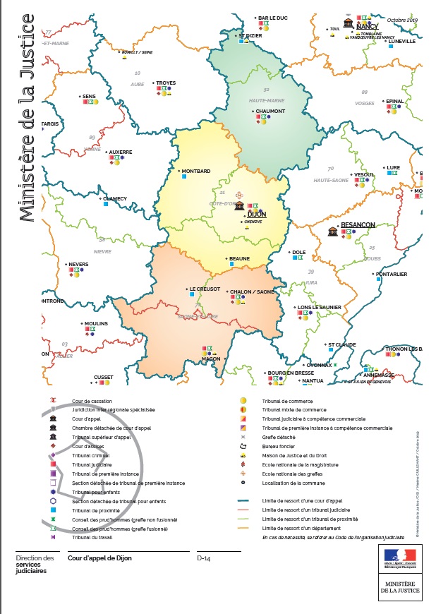 Carte du ressort.