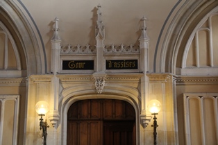 Salle d'audience de la Cour d'assises à Dijon