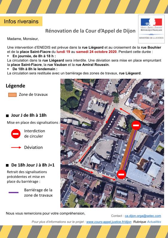DEVIATION : INFOS RIVERAINS OCTOBRE 2020