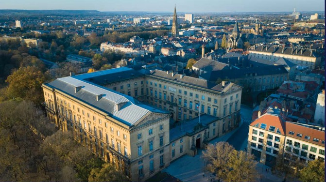 Palais de Justice vu du ciel