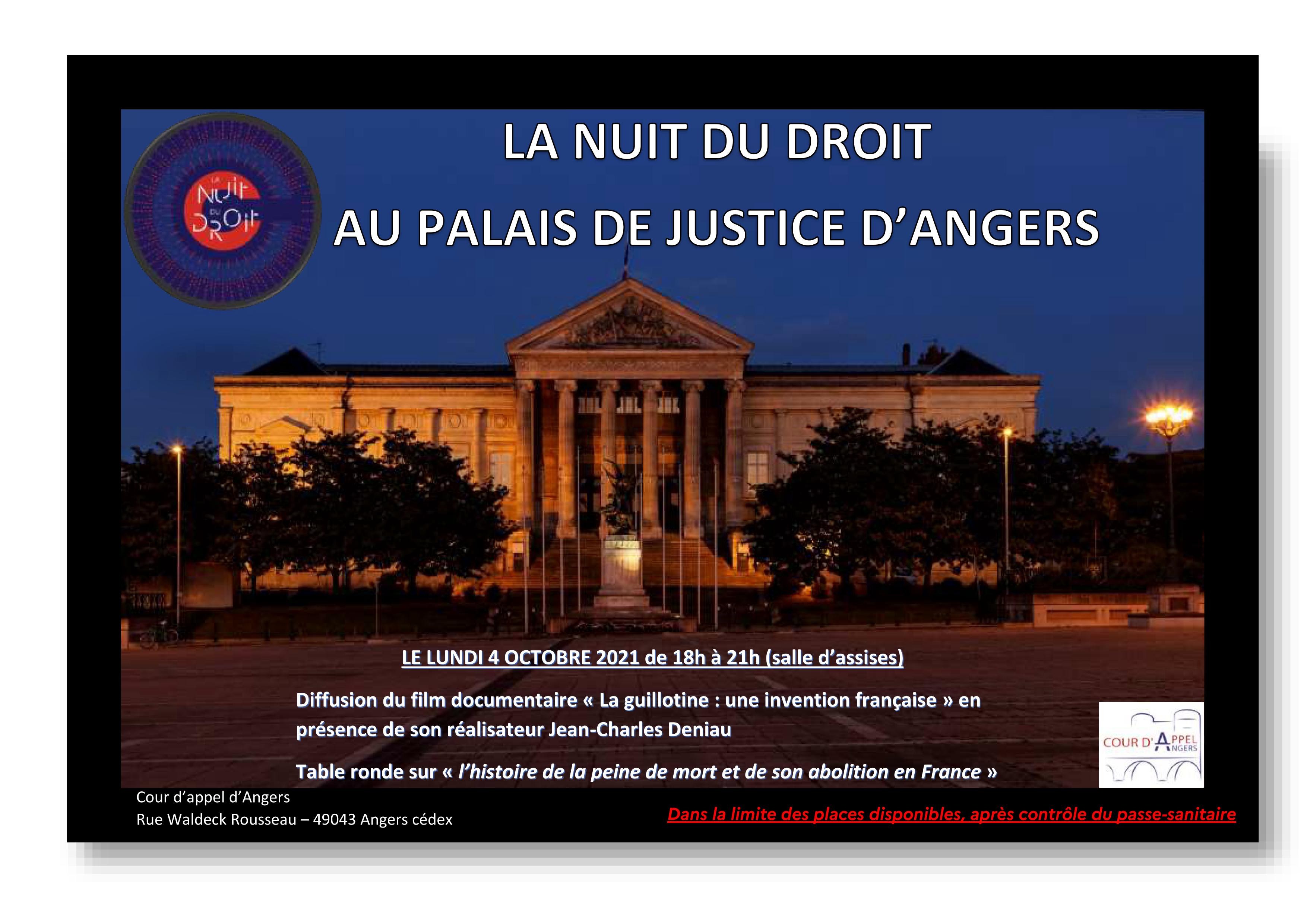 Affiche nuit du droit