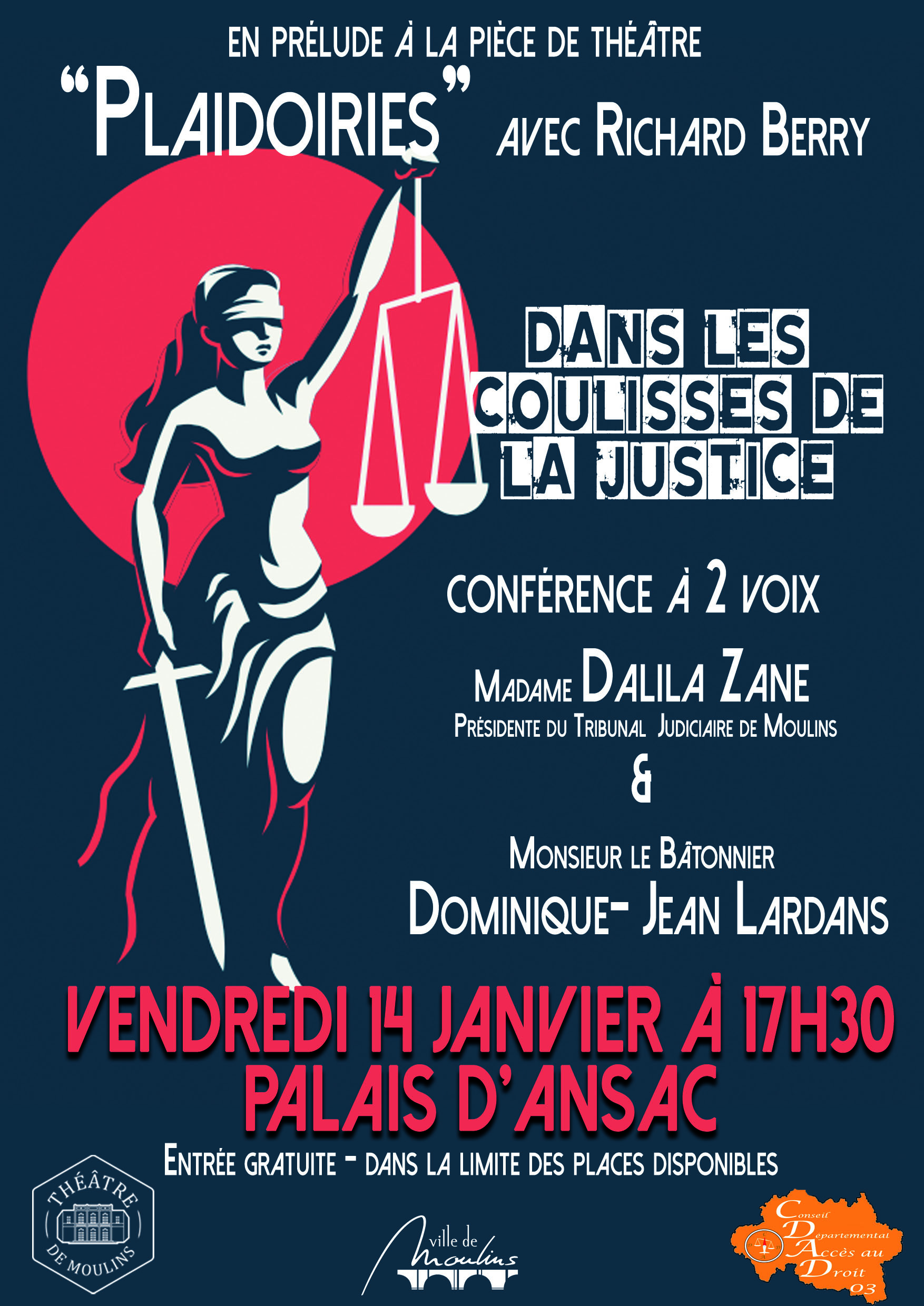 Affiche conférence TJ Moulins 14.01.2022