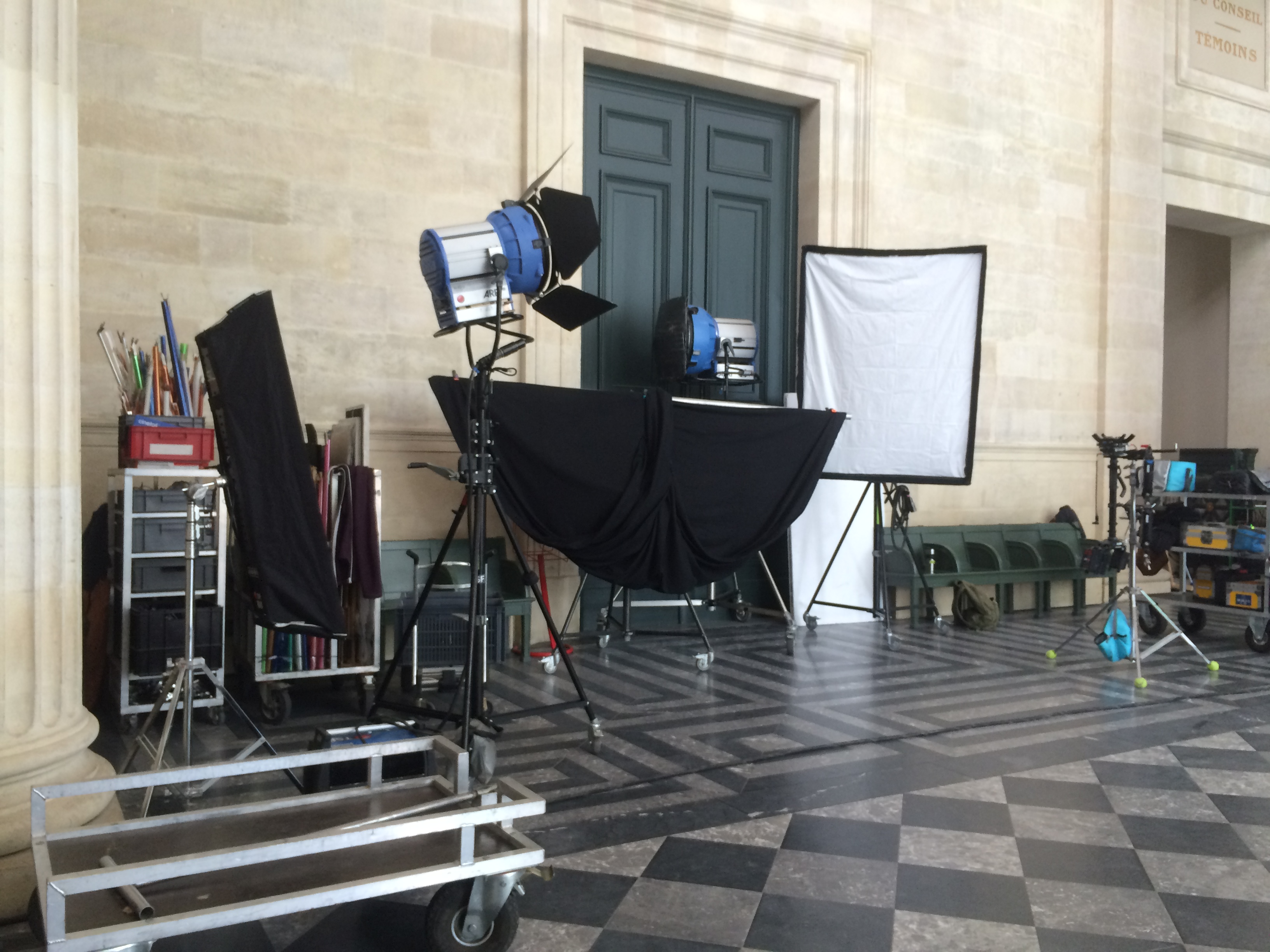Tournage de long métrage ou de série à la cour d'appel de Bordeaux