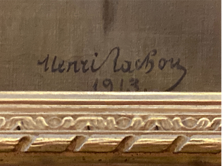 Signature Henri Rachou