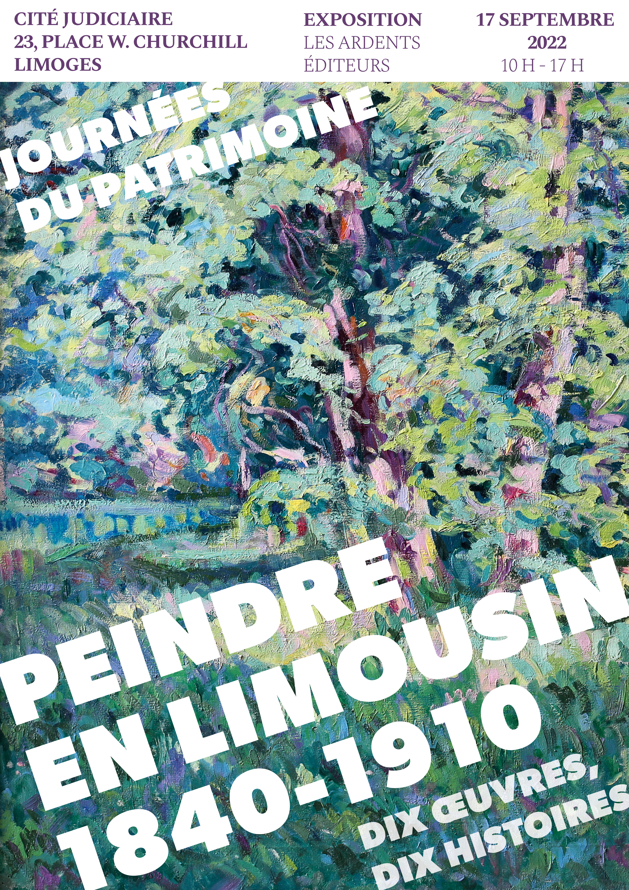 peindre en limousin affiche