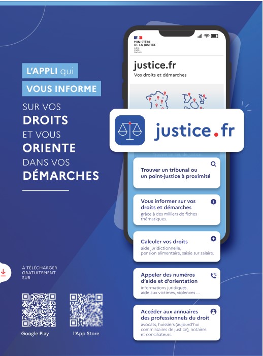 Application mobile justice.fr