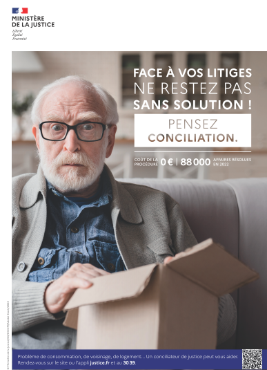 Face à vos litiges, ne restez pas sans solution ! Pensez conciliation.