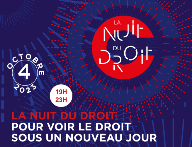 Affiche nuit du droit