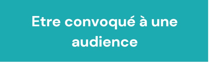 Convocation à l'audience