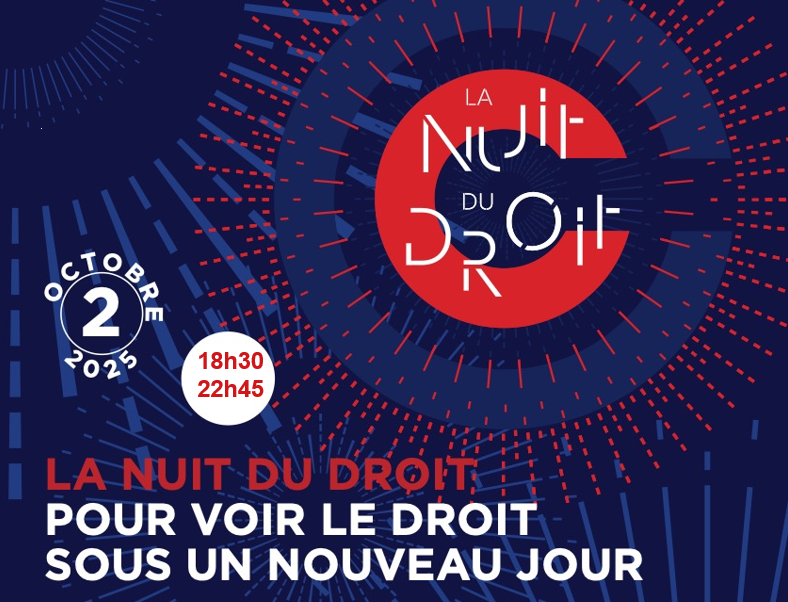 Affiche Nuit du Droit 2025