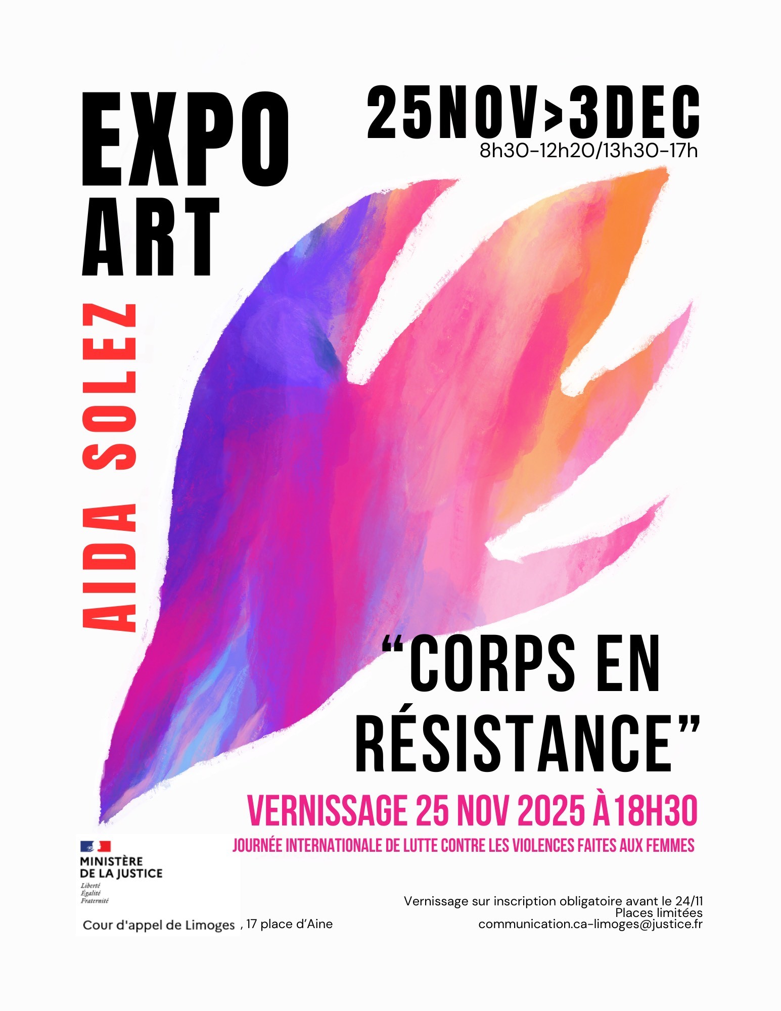 affiche "corps en résistance"