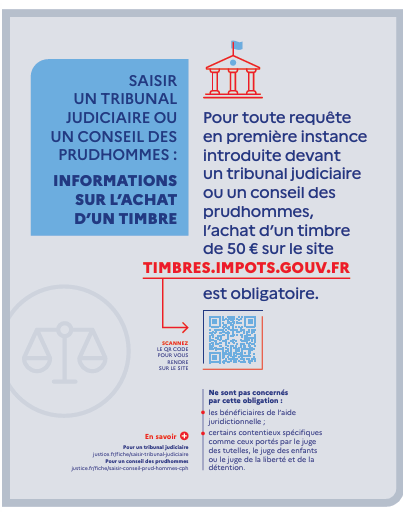 informations sur l'achat d'un timbre