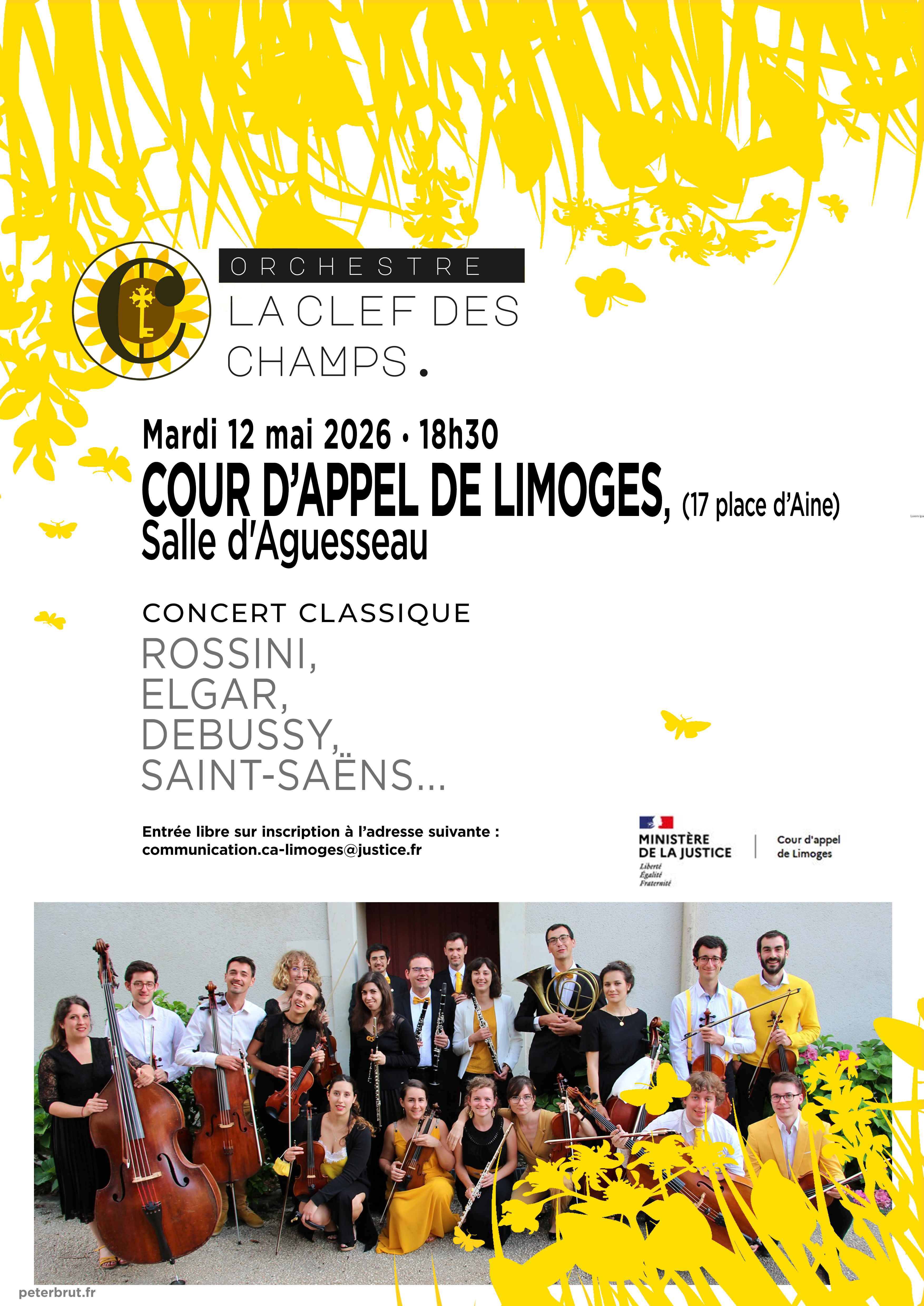 "La clef des champs" pour un concert classique à la cour d'appel