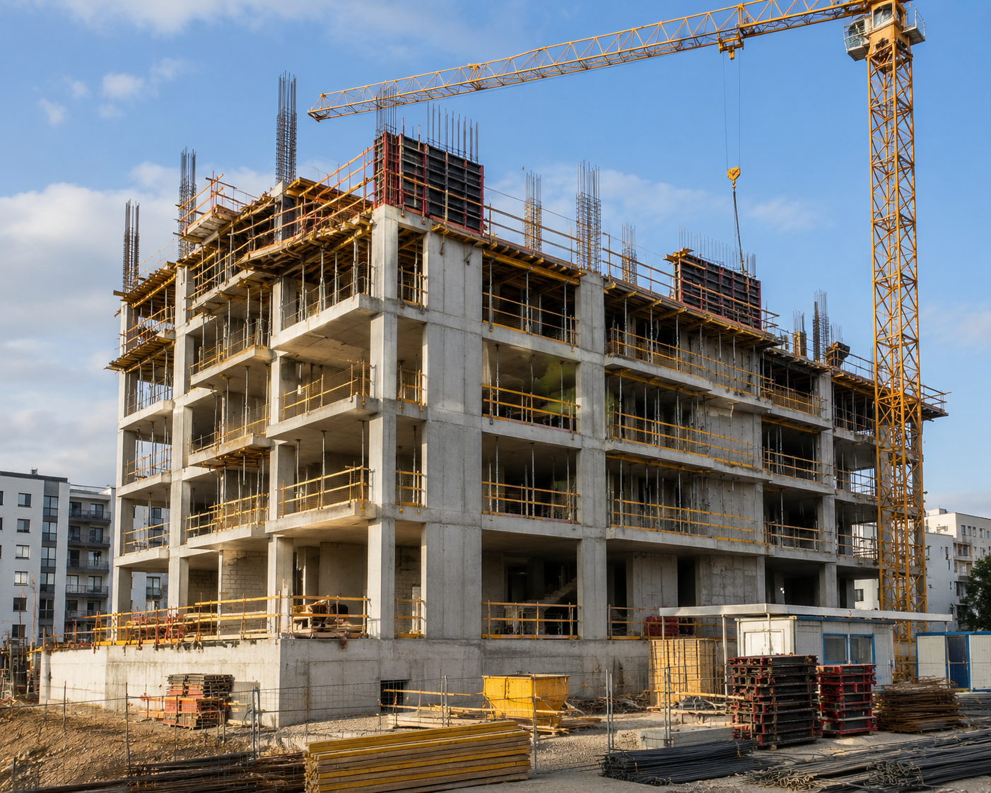 immeuble en construction