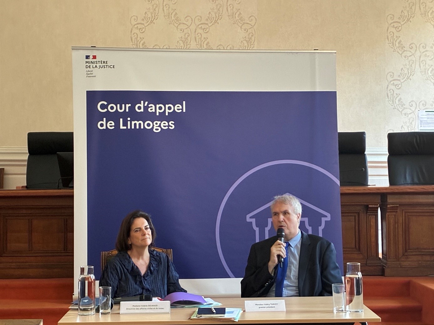 Accueil de la directrice des affaires civiles et du sceau