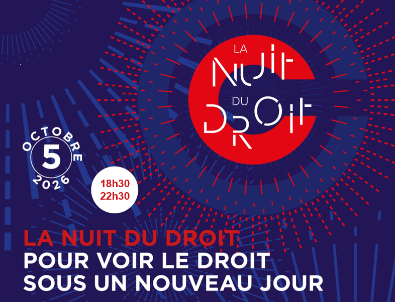 Affiche Nuit du Droit 2026