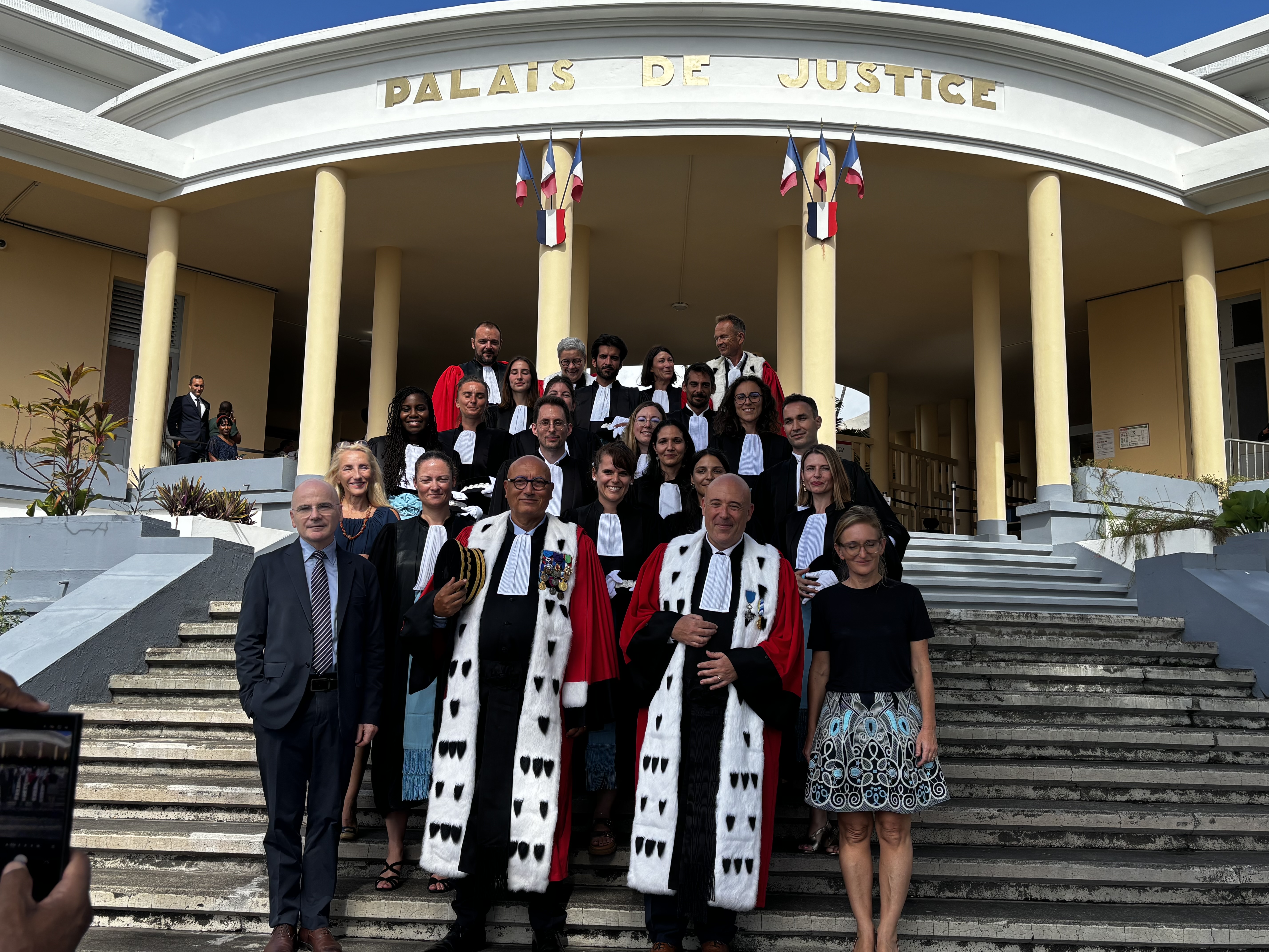 Audience solennelle de présentation de prestation de serment de 15 magistrats