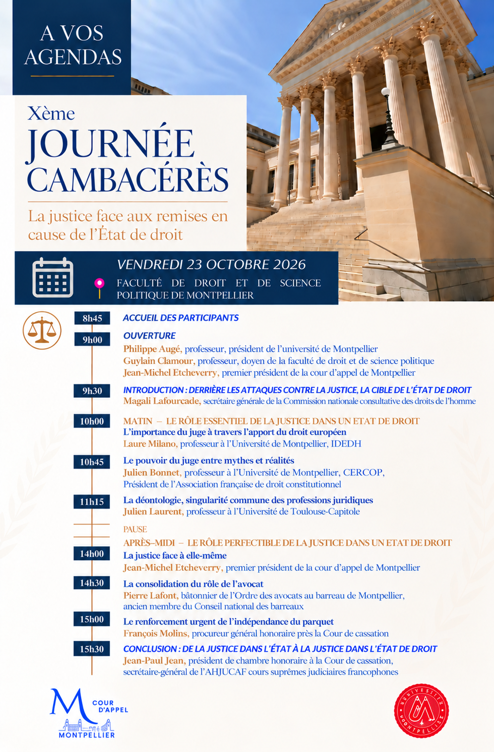 Xe Journée Cambacérès