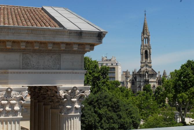 Vue église Sainte Perpétue