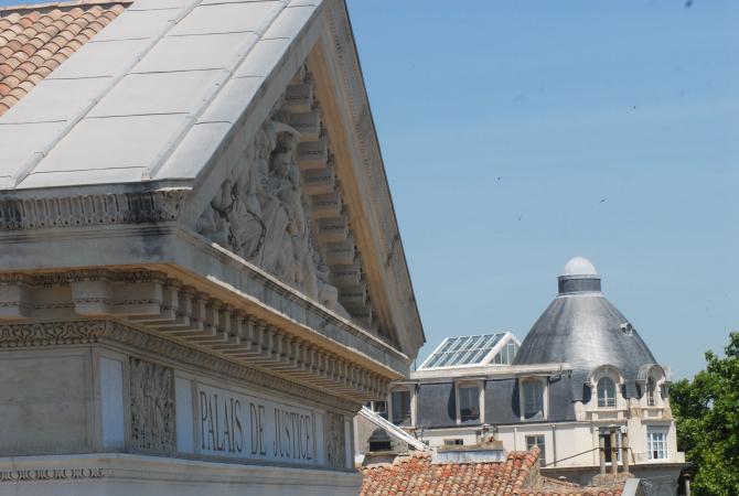 Autre vue du fronton