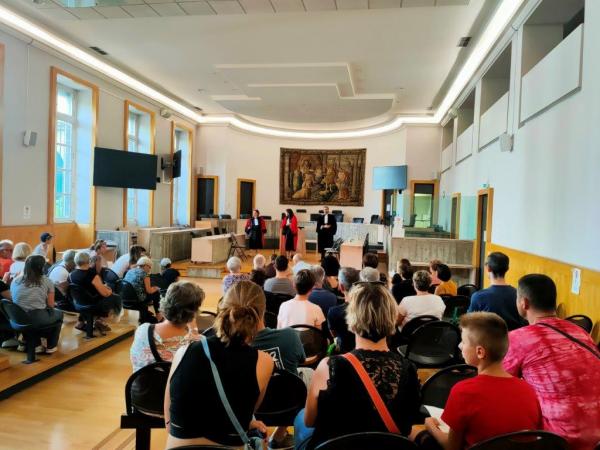 Vue de la salle Jean Monnet pour la présentation sur les Assises