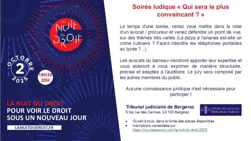 Précisions sur le contenu de l'événement