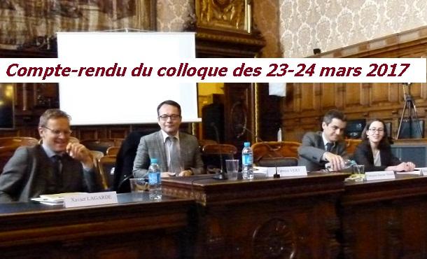 colloque 23 et 24 mars 2017