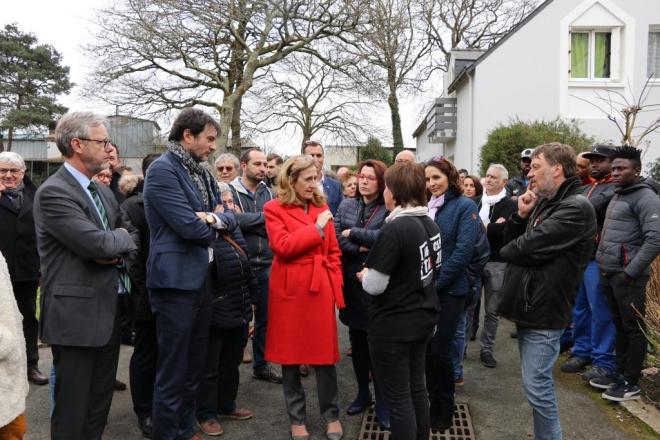Visite du centre Emmaüs de Rédéné (29)