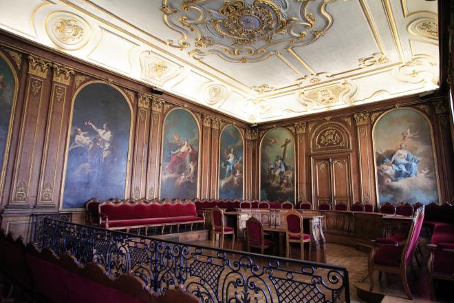 Salle du parlement de Flandres