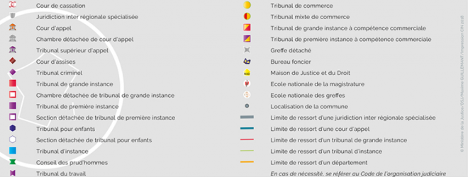 Légende carte ressort CA