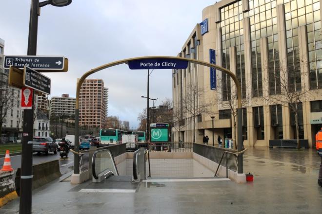 Inauguration de la station de métro Porte de Clichy2