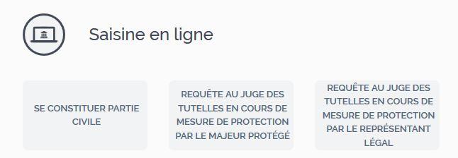 justice.fr saisine en ligne