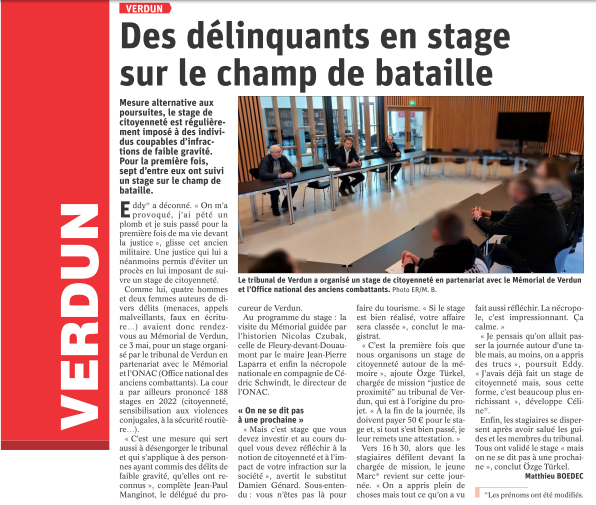 stage champ de bataille