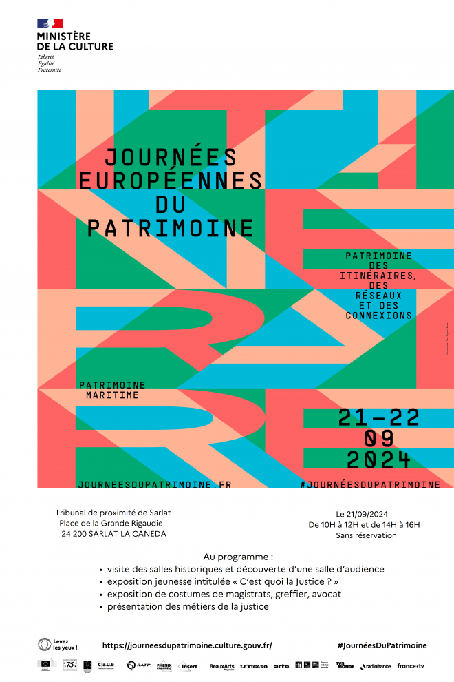 Programme et horaires JEP à Sarlat