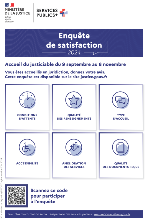 Flyer enquête de satisfaction