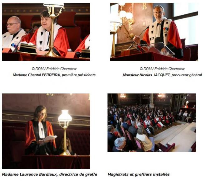 l'audience de rentrée en quelques photos