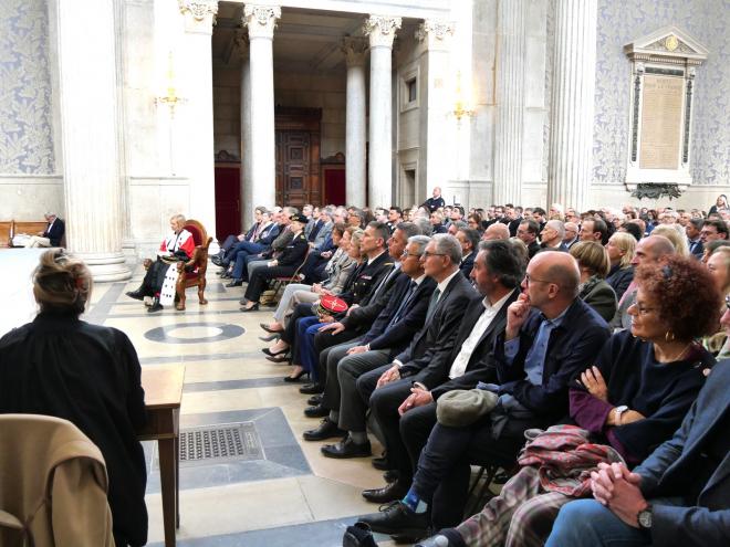 Audience solennelle de présentation de Madame Anne Kostomaroff
