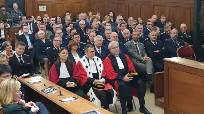 Présentation du Premier Président et des nouveaux arrivants