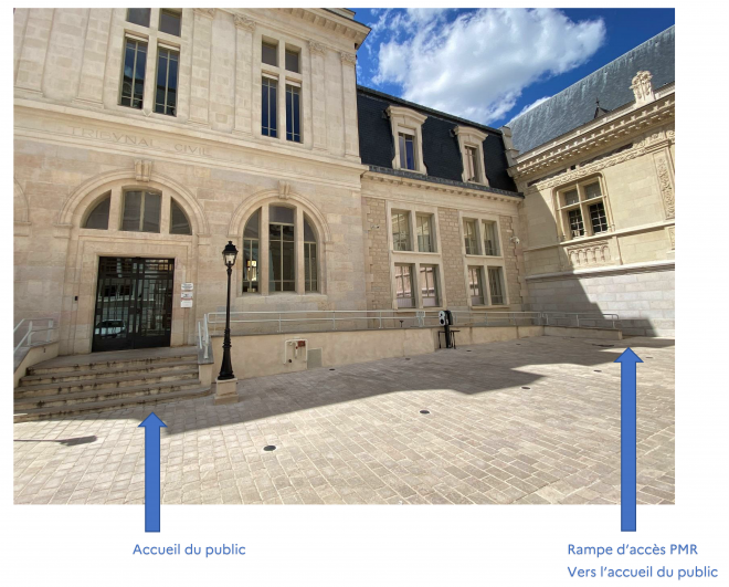Accès accueil CA au 8 rue Amiral Roussin - Dijon (3)