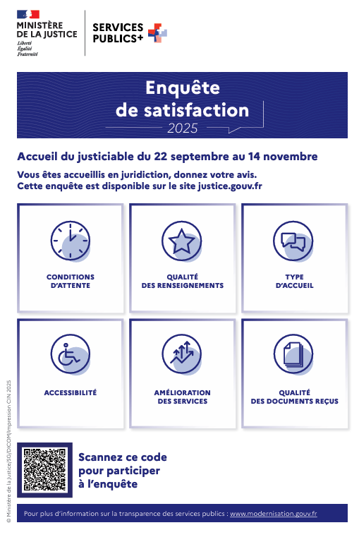 Enquête de satisfaction 2025