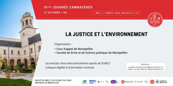 Colloque justice et environnement