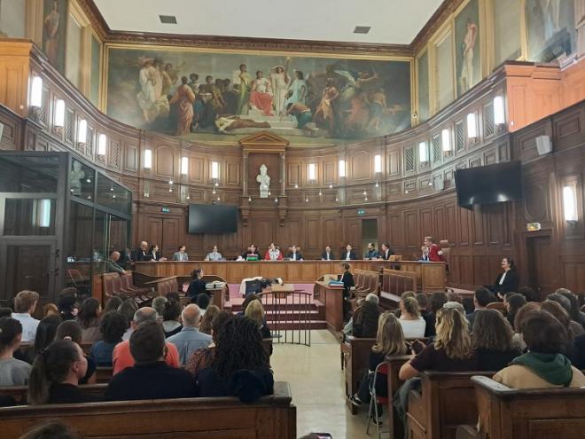 Procès Petiot salle des assises
