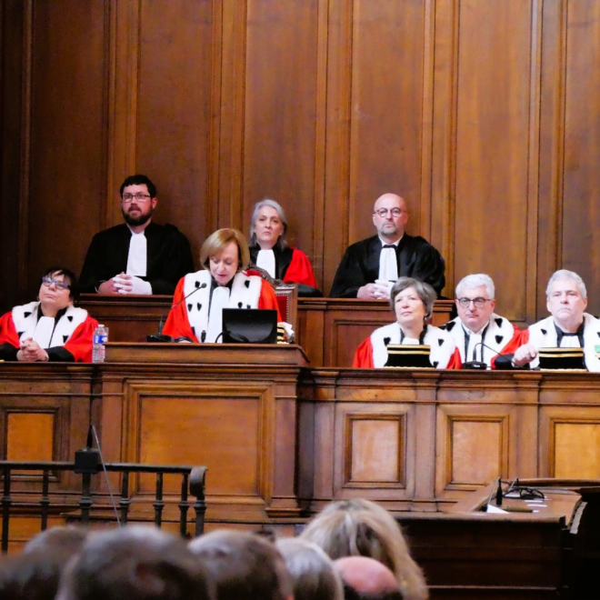 Audience solennelle de rentrée